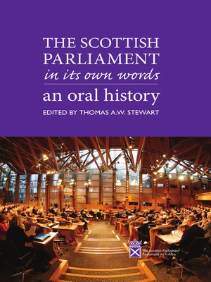 cover image of The Scottish Parliament in its Own Words